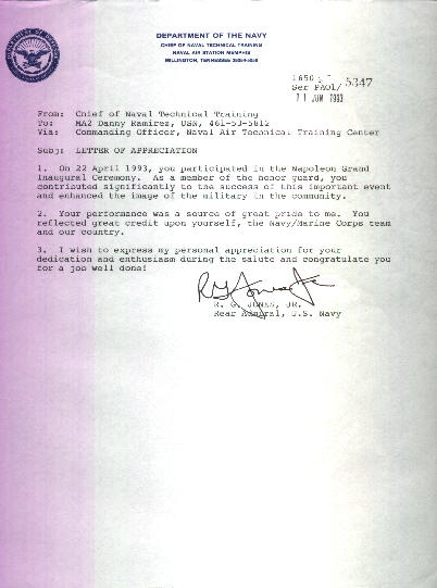 Rear Admiral Commendation